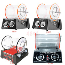 KT-6808 roller polishing machine small gold and silver jewelry roller polishing machine hexagonal industrial grade drum grinding