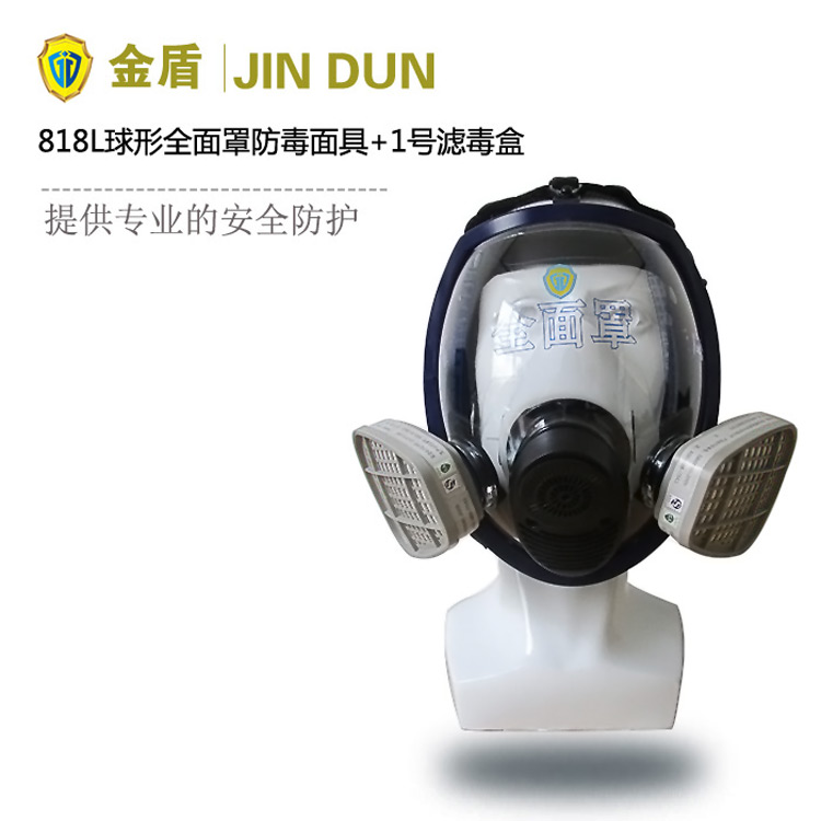 Anti-gas mask spray paint special fire chemical gas pesticide formaldehyde comprehensive cover 818l Anti-gas mask