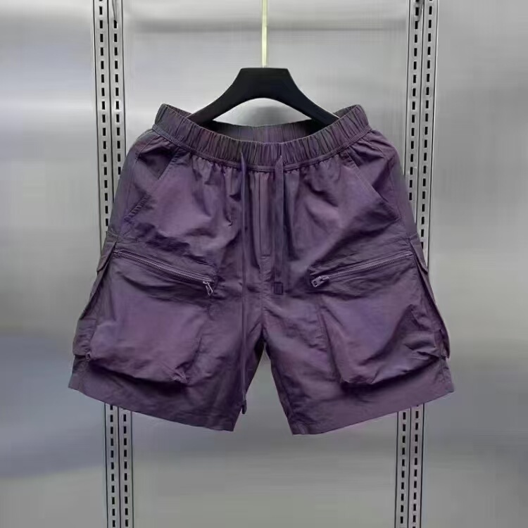 Summer New Fashion Versatile Candy-Colored Multi-Pocket Design Shorts Thin Workwear Breathable Quick-Drying Five-Point Shorts for Men and Women Summer New Fashion Versatile Candy-Colored Multi-Pocket Design Shorts Thin Workwear Breathable Quick-Drying Five-Point Shorts for Men and Women