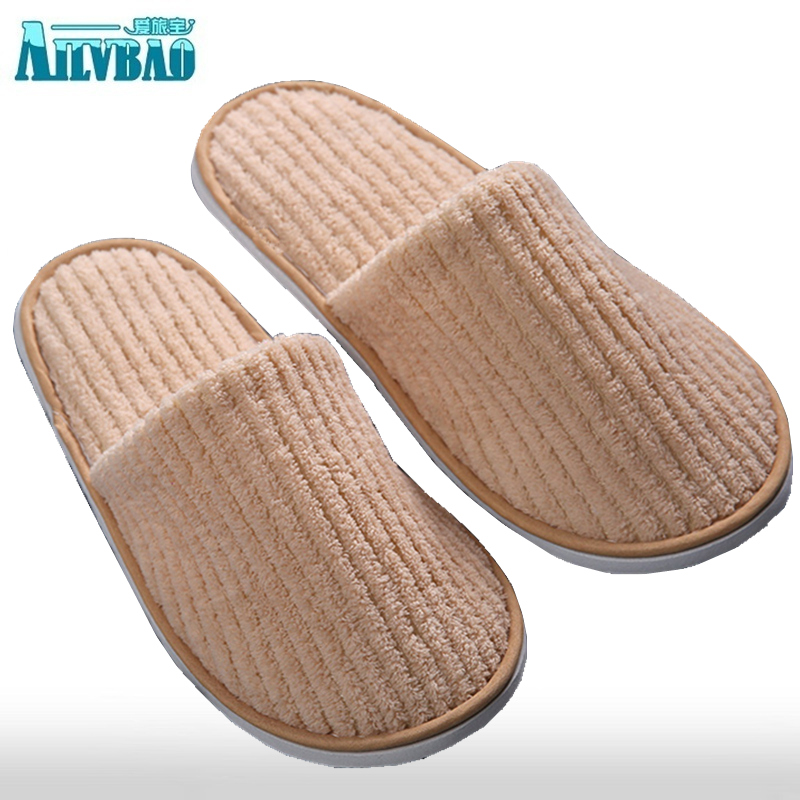 Thick disposable slippers hotel home hospitality anti-slip foot massage shop beauty club exclusive to tourist hotels