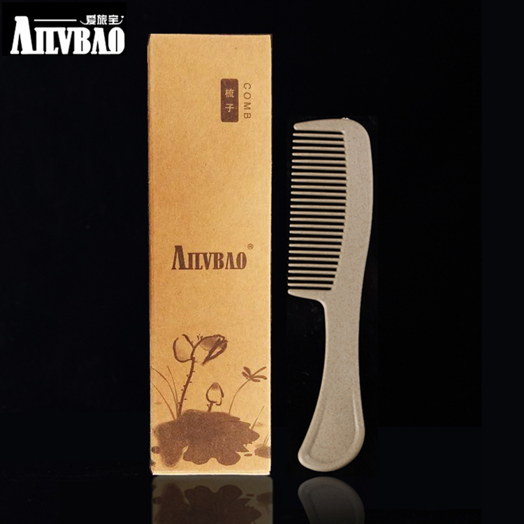 Disposable comb star hotel kraft paper boxed hotel hotel disposable supplies long comb wholesale