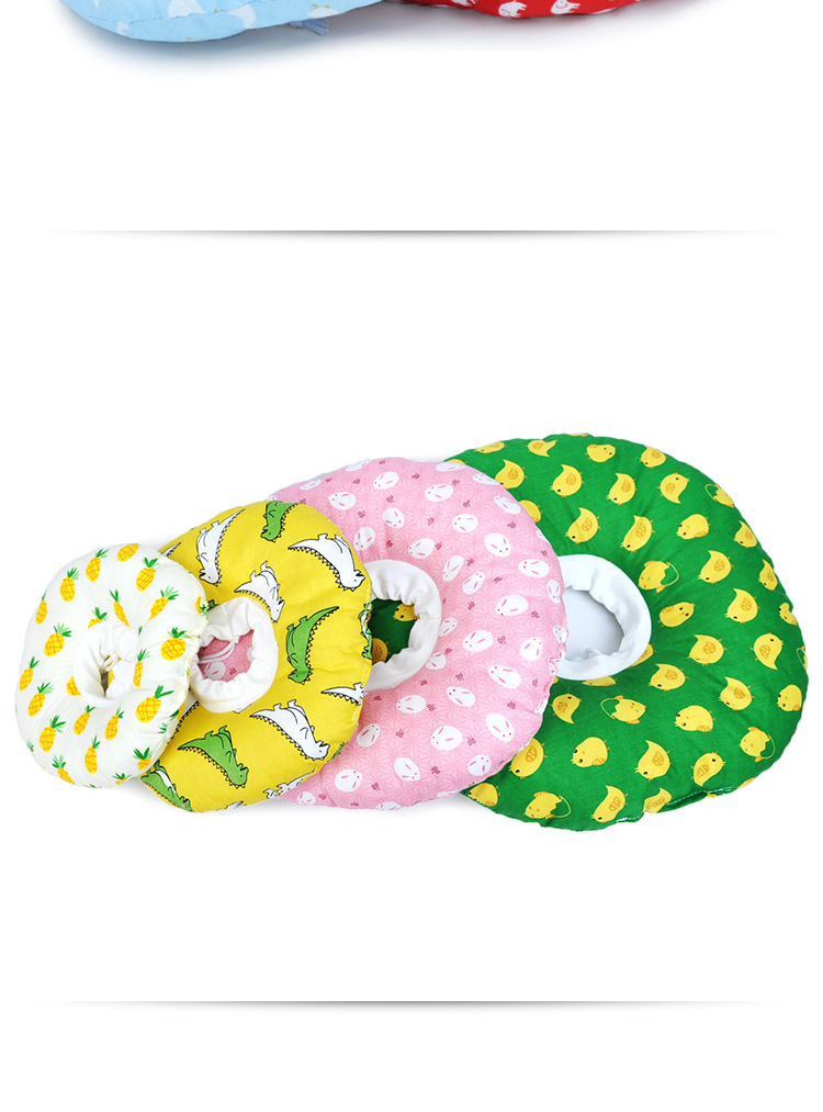 Elizabeth Circle Soft Cloth Soft Ring Soft Nam và Female Dog Khử trùng Chống cắn Chống trầy xước Chống xấu hổ Circle Head Cover Cổ áo mềm - Cat / Dog hàng ngày Neccessities 	bát ăn đôi cho chó con