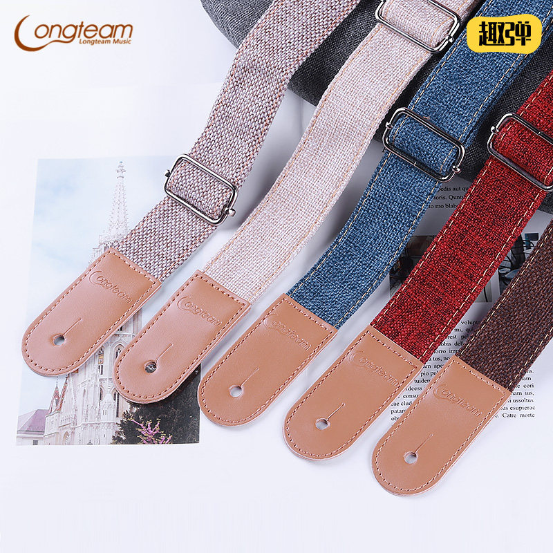 Fun music features cotton linen Ukleli piano tail strap 21 23 26 inch ukulele shoulder strap