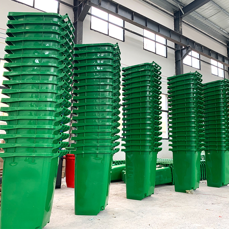 Guizhou Outdoor Trash Can large dustbin 240 liters Plastic bin Sanitation outdoor 120L Community large size