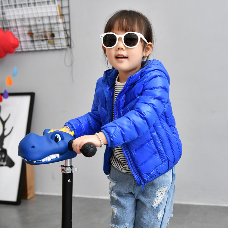 Upland Boy clothing light and thin section down jacket Short-to-cap jacket male and female baby boy winter clothing 3-12 years old-Taobao
