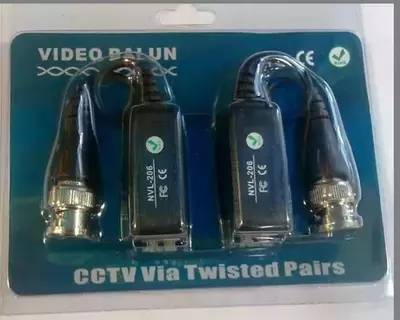 Passive twisted pair transmitter pure copper BNC lightning protection anti-interference video network cable transmitter 4 yuan pair-Taobao