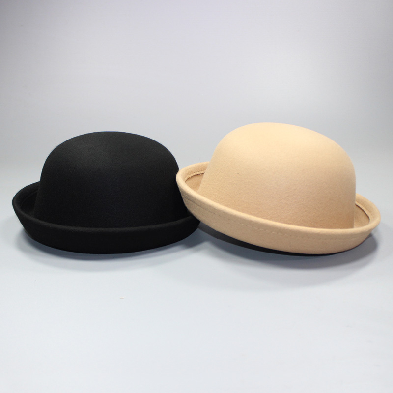 Children's hat female trend Korean version fashion spring and autumn 1 year old princess winter 2 baby girl top hat Western style autumn boy 12