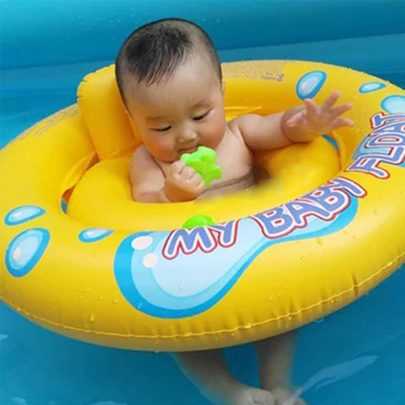 Baby swimming ring children's household baby sitting ring 6-12 months underarm 3 years old 1 child bath bucket bath to prevent rollover