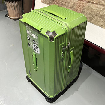 Thickened Password Suitcase for Men, 28-Inch Large Capacity, Silent Universal Wheels, Export Trolley Case for Women, Pc Leather Suitcase, Sturdy and Durable