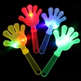 Светящаяся стрельба рука ежегодная встреча в вечернее собрание атмосфера концерт прудеров, Platty Palm, ладонь с огнями мигает рука стрельбы