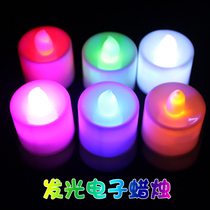 Halloween electronic candle Romantic birthday decoration creative courtship confession scene Red colored candle LED light