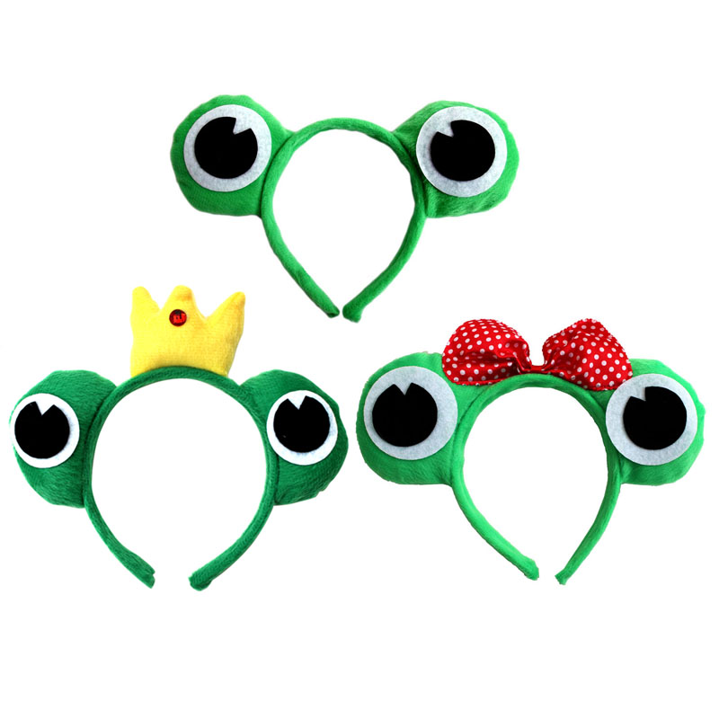 Children's Day Children's kindergarten Animals Performance Props Cos Cos Frogs Princess Prince Hair Stirrup Hairpin Accessories