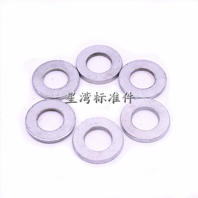 Promotion White Zinc Flat Pad Galvanized Carbon Steel Flat Gasket Galvanized Washer Warx Screws Spacer M2-M56