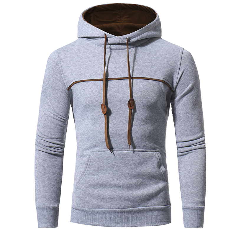 Men's Hooded Achille Sweater Plus Velvet Thick Sweater for Male Tops Long-sleeved Sweater