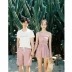 Cặp vợ chồng đồ bơi nam mới và phụ nữ phù hợp với kỳ nghỉ bên bờ biển Hàn Quốc suối nước nóng che bụng đồ bơi giảm béo bảo thủ phụ nữ - Vài đồ bơi 	đồ đôi đi biển cho mẹ và bé	 Vài đồ bơi