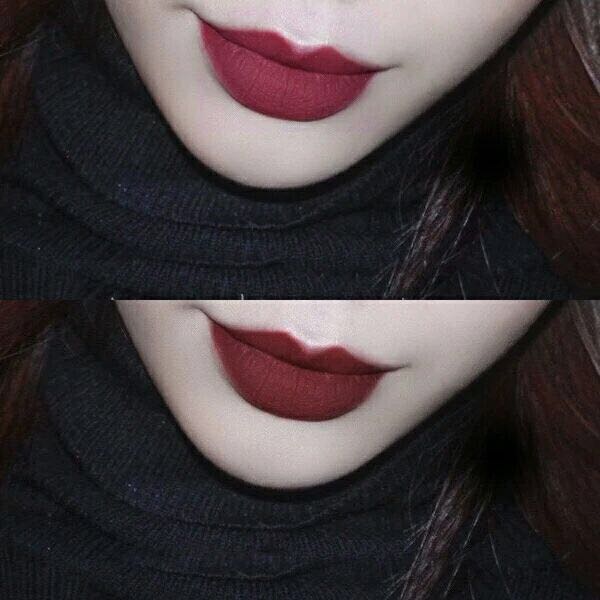 Aunt Color Lipstick Official Web Flagship Store Bull blood color not to be stained with no drop of color lip glazed woman