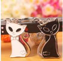 Fashion Key Button Keychain Keyring Key Pendant Creative Gift Gift 5-one-pair