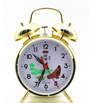 Nostalgia Retro Classic Childhood Head Moves Chicken To Eat Rice Old Fashioned Clockwork Mechanical Metal Bells Alarm Bells Big
