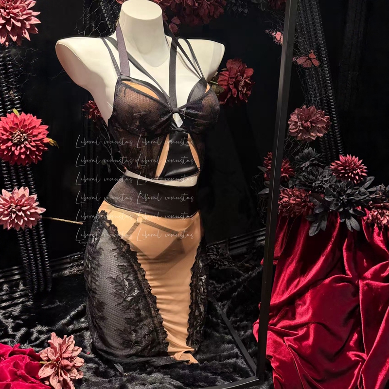 Zhuoye Venustas Original Work "Naturally Alluring and Seductive"* Heavy-Duty Sexy Pure Desire Hot Girl Mature Woman See-Through Lace