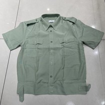 Retired old goods in stock 01 olive green jacket short-sleeved shirt anti-wrinkle no-iron quick-drying short-sleeved shirt