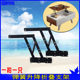 ໂຕະກາເຟຍົກກອບພາກຮຽນ spring ວົງເລັບ multifunctional smart ເຟີນີເຈີອຸປະກອນເສີມຮາດແວຕາຕະລາງການເກັບຮັກສາກາເຟຍົກ folding guide rail
