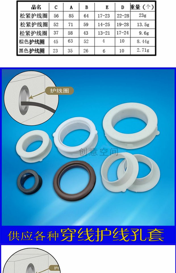 Hai mặt rỗng bảo vệ cuộn dây nhựa hộp hộp máy tính bảng phụ kiện luồng bảo vệ cuộn dây bàn bảo vệ dây phụ kiện - Bàn bàn vi tính đẹp
