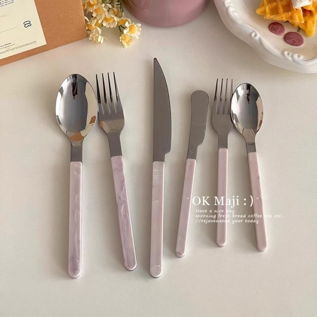 High-value stainless steel western dining tableware set