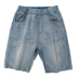 Trong quần short bé trai denim quần mùa hè bé trai mặc quần mỏng phần bé lửng giản dị năm điểm quần bé trai - Quần jean Quần jean