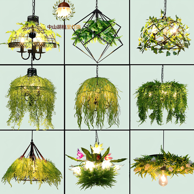 Industrial Style Restaurant Plant Chandelier Shop Commercial Restaurant Dining Table Chandelier Creative Stylish Art Bar Decorative Lamp Industrial Style Restaurant Plant Chandelier Shop Commercial Restaurant Dining Table Chandelier Creative Stylish Art Bar Decorative Lamp