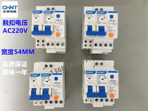 CHINT leakage circuit breaker NXBLE-40 1P N with fire excitation trip AC220V fire leakage switch