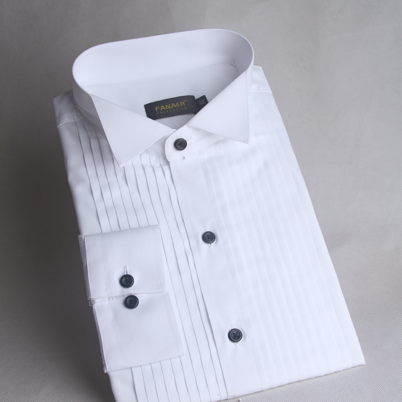 Vanar White Pure Cotton Non-Iron Groom's Shirt Banquet Wedding Men's Formal Wear Men's Slim Long-Sleeved Shirt Free Shipping Vanar White Pure Cotton Non-Iron Groom's Shirt Banquet Wedding Men's Formal Wear Men's Slim Long-Sleeved Shirt Free Shipping