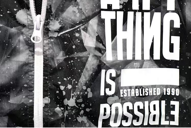 Áo gió nam Li Ning 2018 mùa thu thể thao thời trang sê-ri áo len trùm đầu áo khoác nam thể thao AFDN173 - Áo gió thể thao áo khoác gió the north face