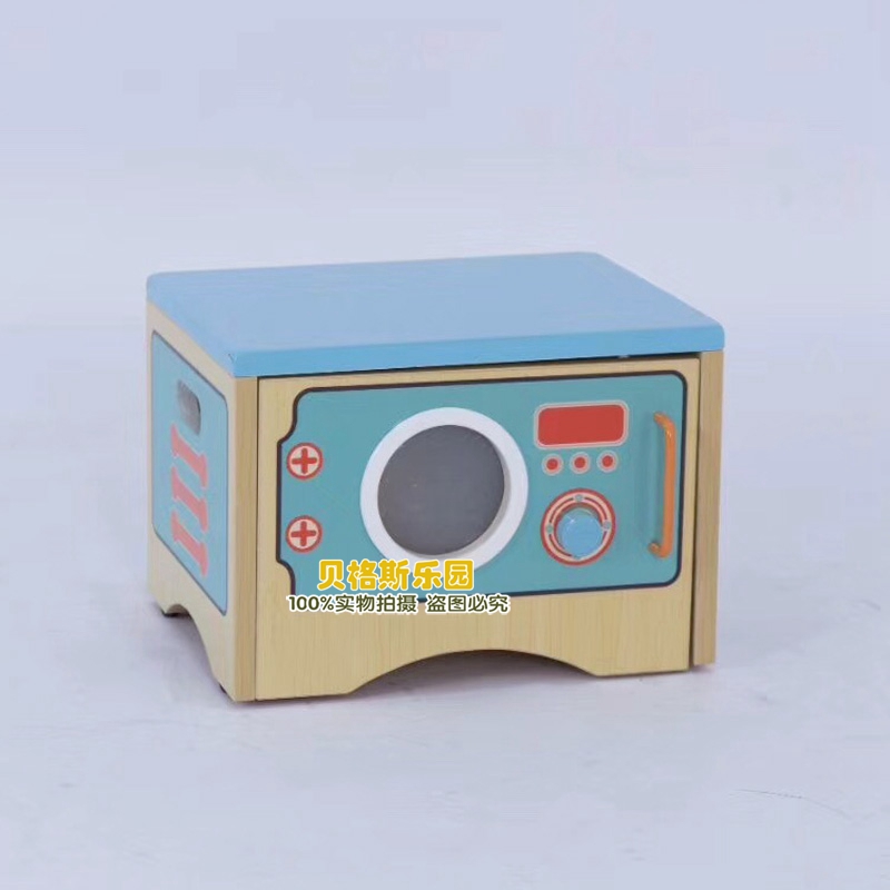 Tủ mô phỏng năm mảnh mẫu giáo giáo dục sớm đa chức năng búp bê nhà bếp mô hình tủ dạy đồ chơi - Đồ chơi gia đình bộ xếp hình