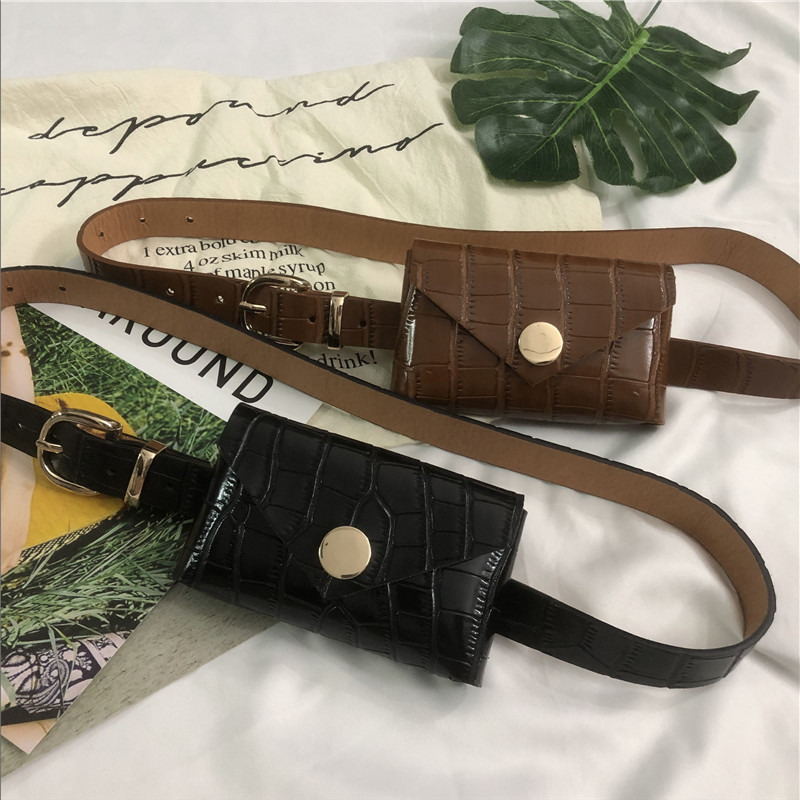 Women's Small Waist Bag with Belt Decoration, Mini Bag, Fashionable and Versatile, Suitable for Dresses, Sweaters, Coats, Belt Bag, Trendy ins Women's Small Waist Bag with Belt Decoration, Mini Bag, Fashionable and Versatile, Suitable for Dresses, Sweaters, Coats, Belt Bag, Trendy ins