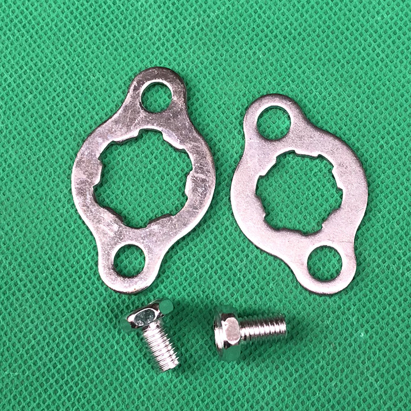 Locomotive Small Large Fluted Disc Front Gear Sprockets 1 4 Inch Sleeves Wrench Screw Cards Shoes SHEETS FIXED CARDS 70100110125150