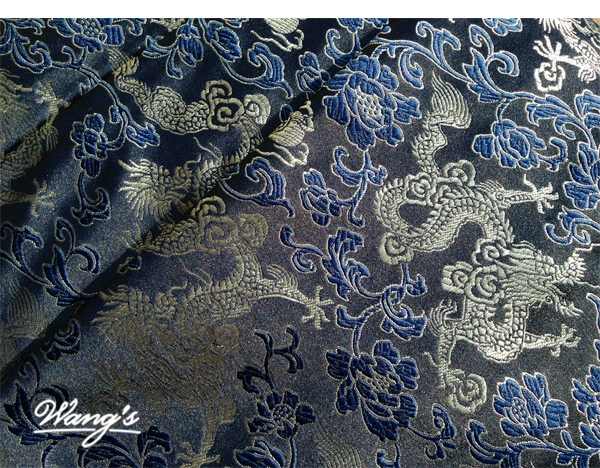 Wang thủ công làm bằng tay màu xanh dưới cùng vải satin vải satin - Vải vải tự làm vải canvas họa tiết