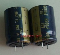 Panasonic short foot high frequency low resistance FC capacitor 6800UF 10V special offer