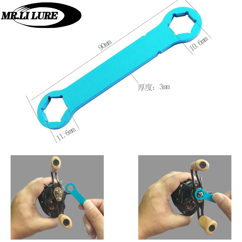 Li's Luia Fish Line Fishing Wheel Repair Water Drop Wheels Drum Maintenance Tool Unseller Maintenance Retrofit Disassembly Wrench