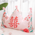 In vương miện gối cưới màu hồng hi từ công chúa gió phòng ngủ giường dài dải gối lớn lưng đệm - Trở lại đệm / Bolsters gối tựa lưng cao su non Trở lại đệm / Bolsters