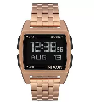 Американская покупка наручных часов Nixon мужские цифровые квадратные местный тиран золотые кварцевые часы A1107-502