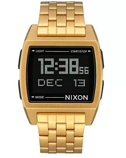 Американская покупка наручных часов Nixon мужские цифровые квадратные местный тиран золотые кварцевые часы A1107-502