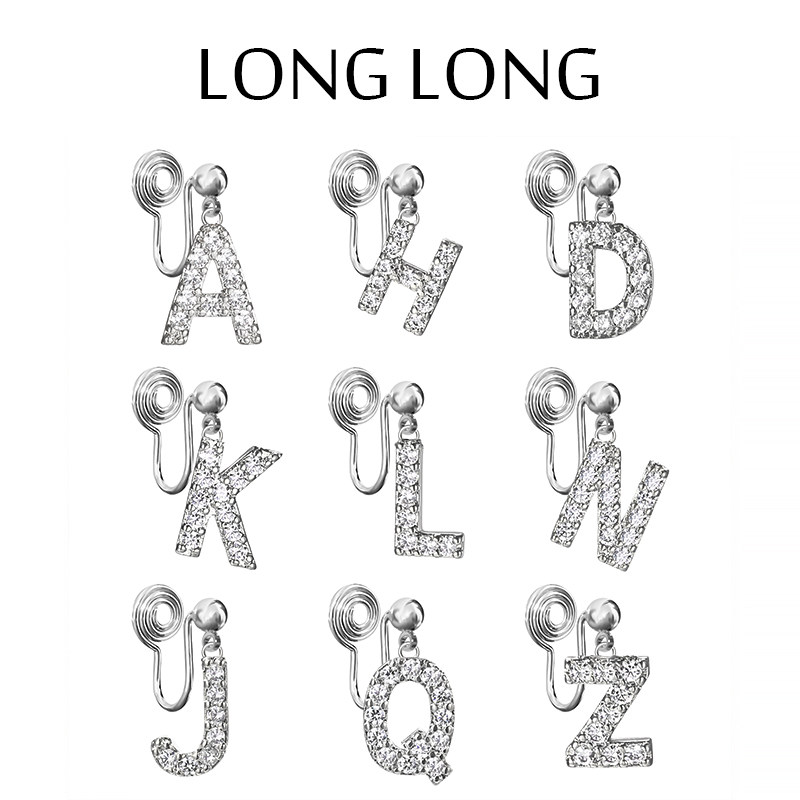 Small crowddesign Alphabet Mosquito Coil Earrings Earrings Earring Niptyless Earning-ear Accessories Temperament Short minimalist fashion men's trinkets