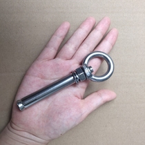 Escape rope fixing hook decelerator Large fixing device Stainless steel hook hanging plate frame wall nose expansion bolt