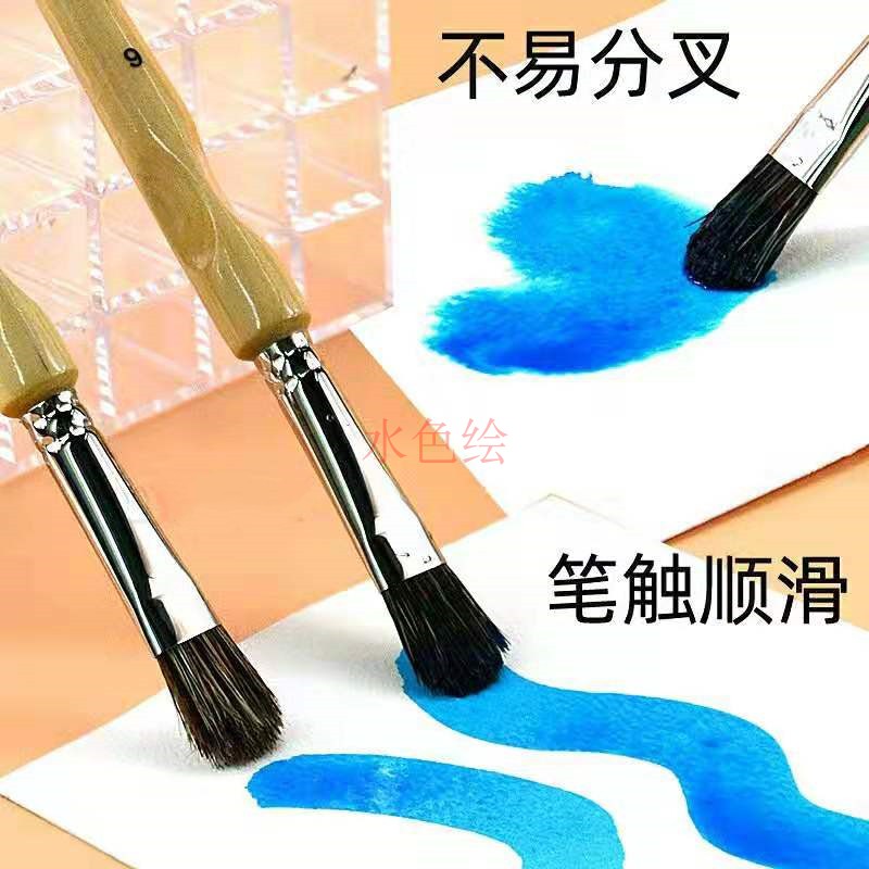 Malang painting material Gold leaf pen Watercolor brush Stroke tree and texture brush Oil painting Gouache Acrylic common pen Functional pen