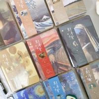Ретро блокнот, кисть, ноутбук, книга, планировщик