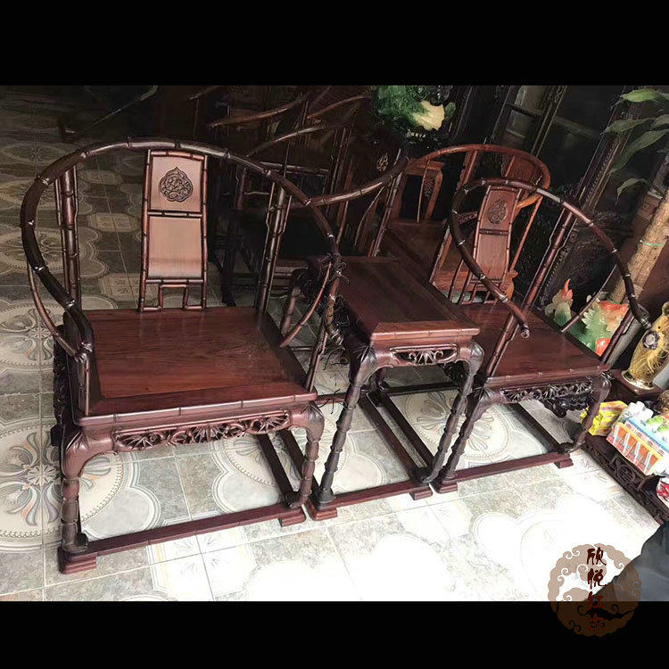 Lao Lao Lao Lao Lao Lao Lao Lao Lao Lao Lao Lao Palace Palace Chair 3 piece of toe - toed sandalwood Solid Wood Circuit Chair