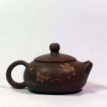  Four famous pottery Nixing pottery teapots hand-carved