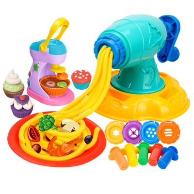 杰思创乐园小麦橡皮泥彩泥套装安全粘土儿童手工男女孩玩具冰淇淋