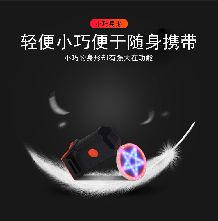 Đèn hậu xe đạp trẻ em usb sạc đêm cảnh báo flash đêm cưỡi cân bằng đèn xe - Smart Scooter xe điện cân bằng giá rẻ