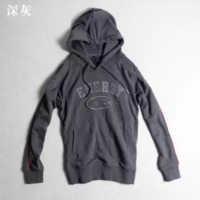 Famous products happy amoy 19 spring thin men's hooded pullover casual top Men's sports and leisure knitted hoodie jacket